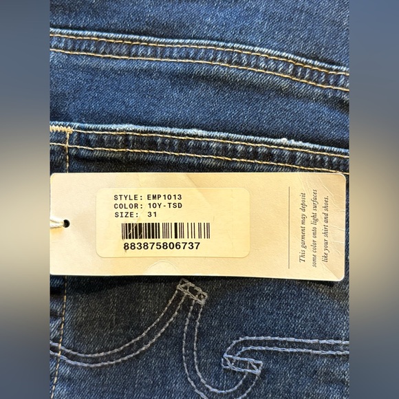 Ag Adriano Goldschmied Dark Blue Boot Cut Jeans - Picture 7 of 9